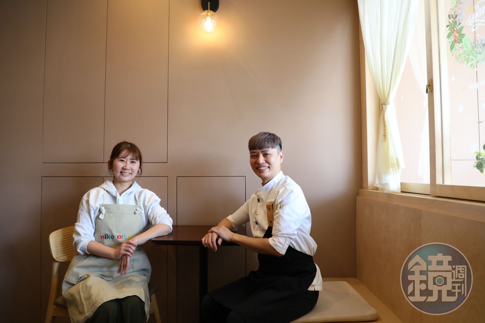 草町商號目前由陳家琦(右)與蕭雅之(左)共同經營。(圖/鏡週刊)