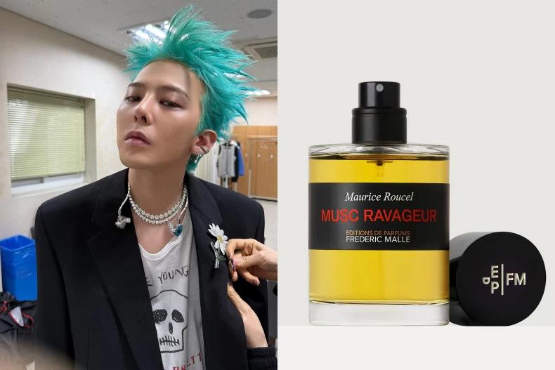 GD御用香水。(圖/翻攝自IG@8lo8lo8lowme、Frederic Malle)