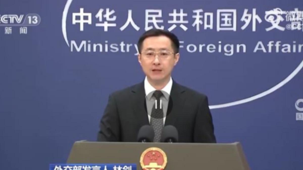 中國外交部發言人林劍。（圖／取自微博）