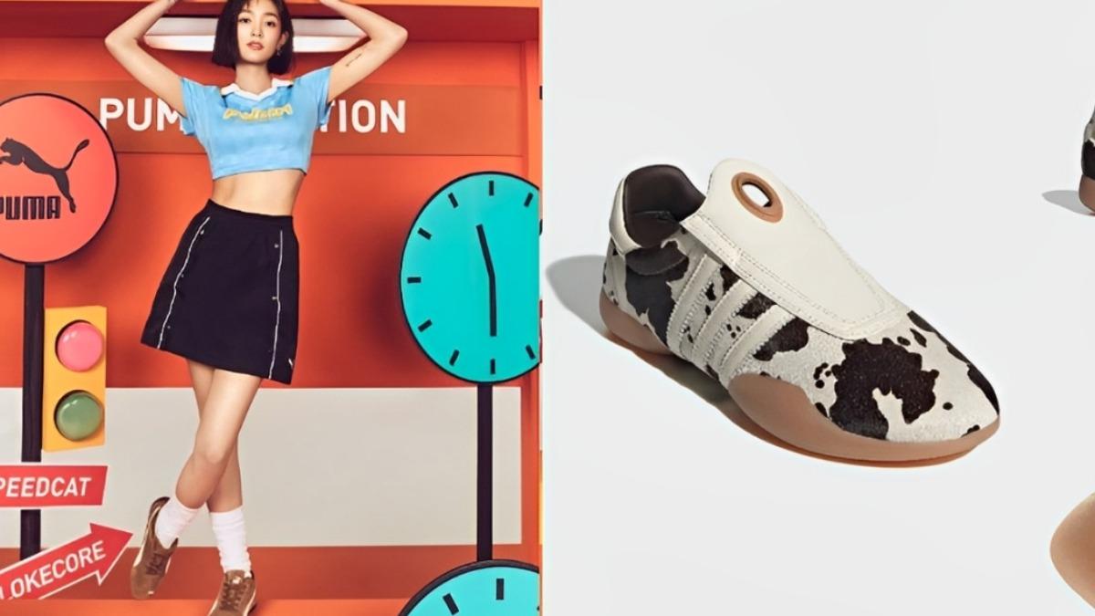 王淨PUMA摩卡棕可麗露風！adidas乳牛紋搶搭Y2K熱潮