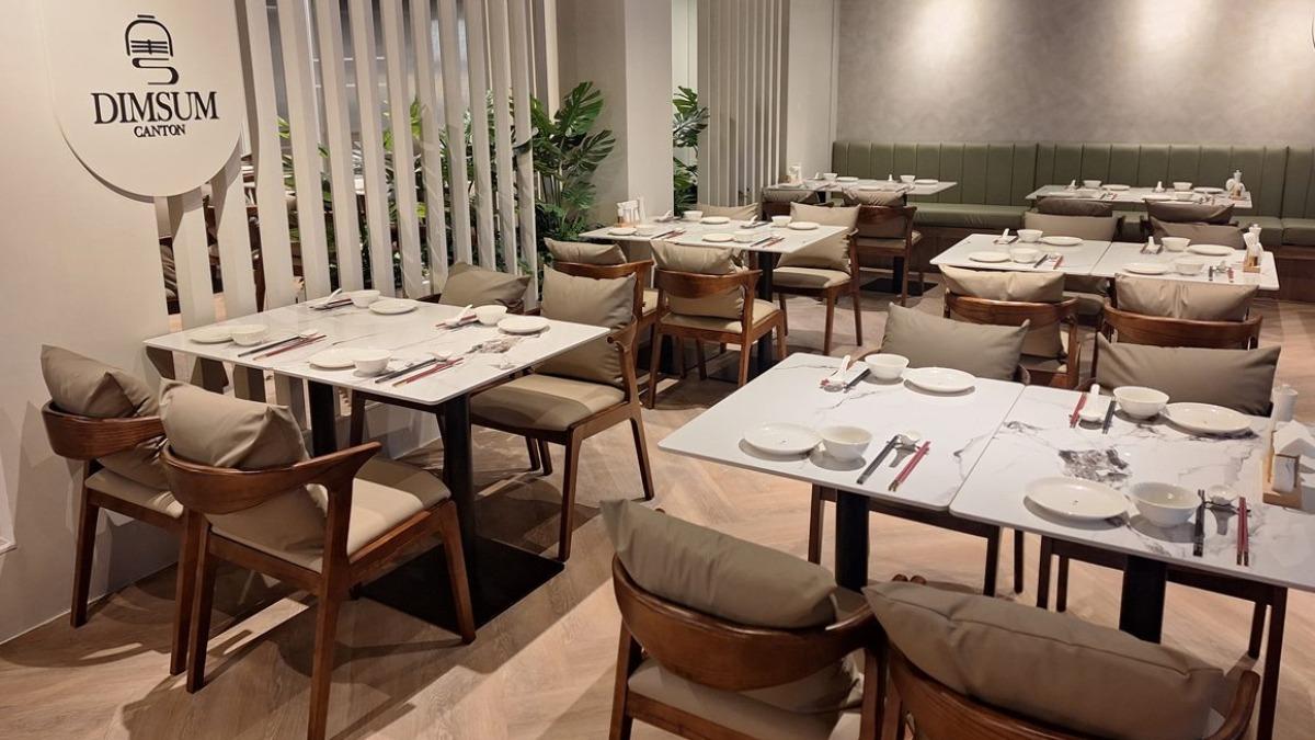 點八粵忠孝店打造「沉穩卻溫暖」的用餐空間,適合情侶約會、家庭聚餐。(圖/「點八餐飲集團」提供)