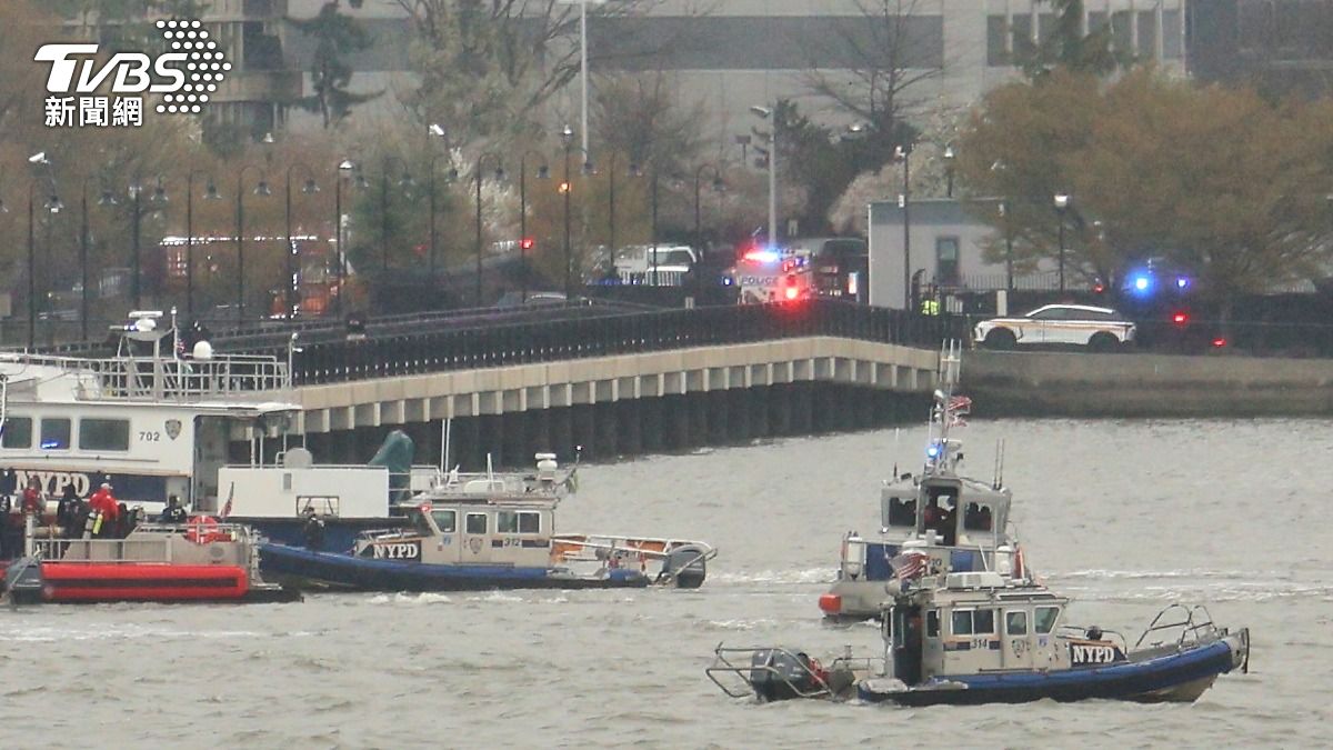 觀光直升機墜毀紐約哈德遜河 「機身空中解體」6人全罹難