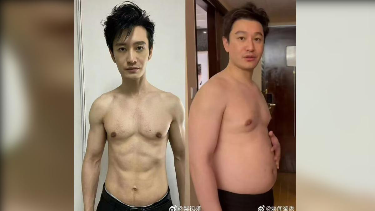 黃曉明激胖50斤 超震驚「崩壞凸肚到8塊肌」對比照曝光