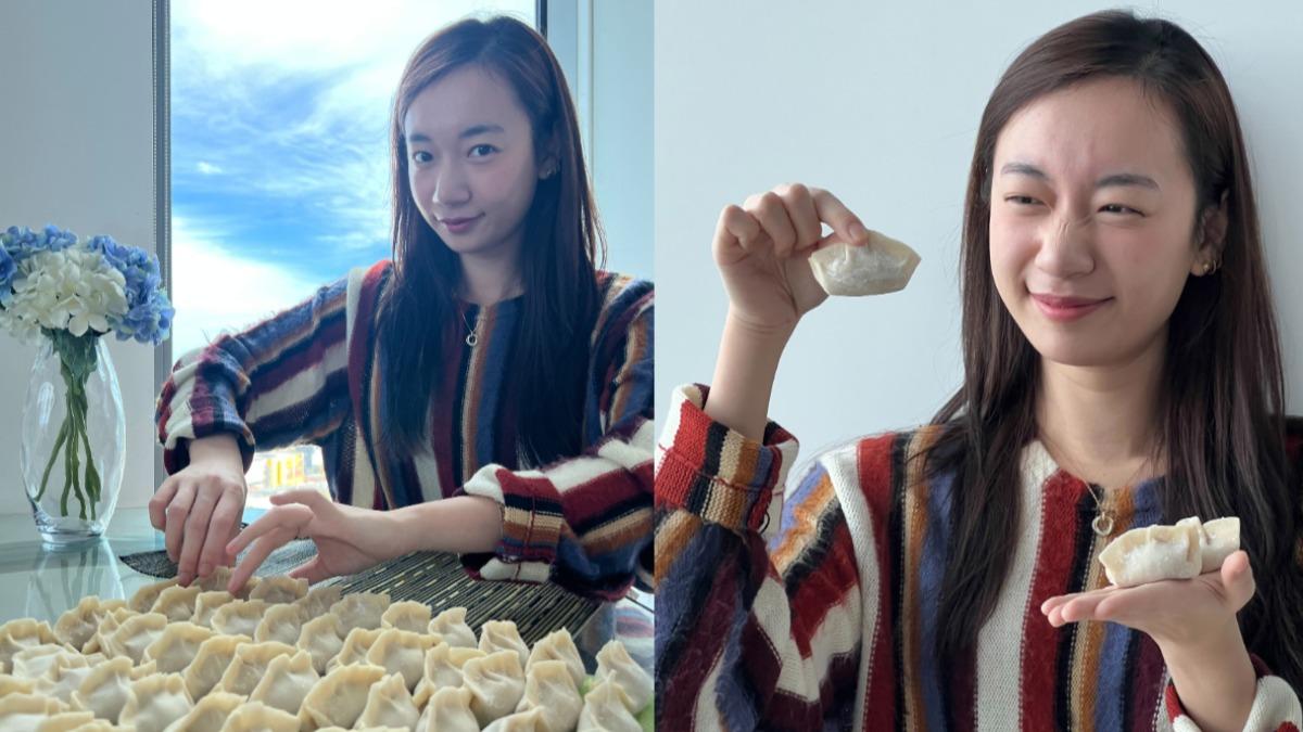 吳卓源分享家裡遠行前的傳統是包水餃。(圖/華風數位提供)