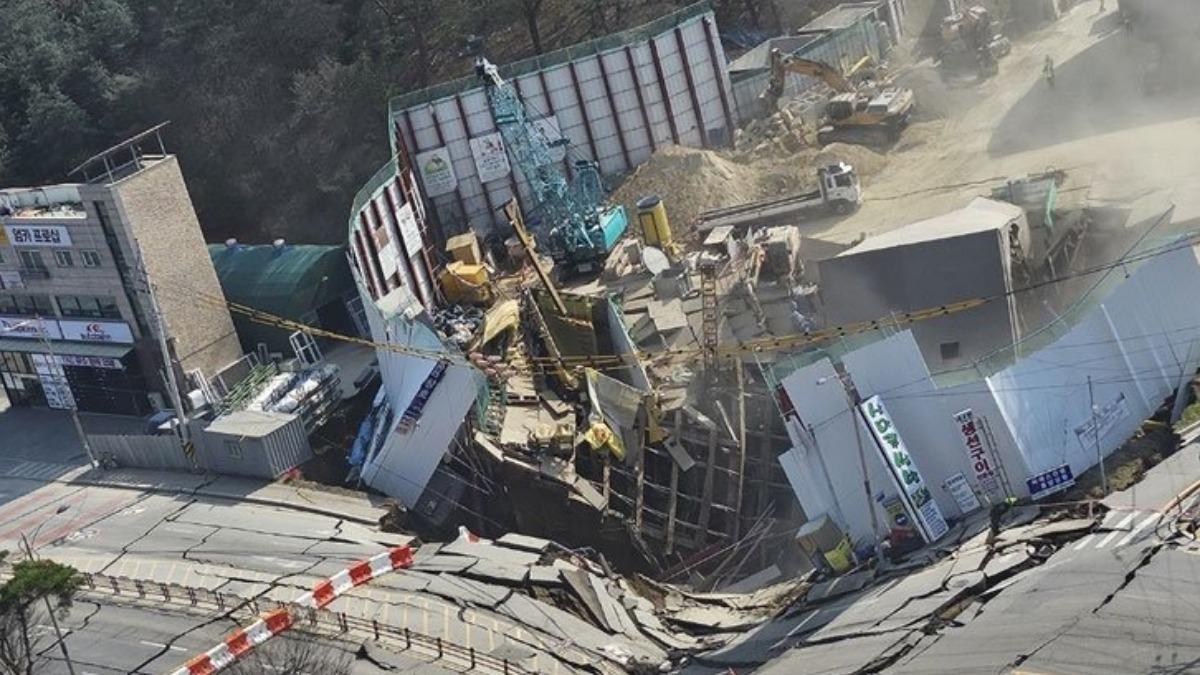 南韓輕軌工地坍塌!挖土機駕駛下落不明 4個月已3起嚴重公安事故