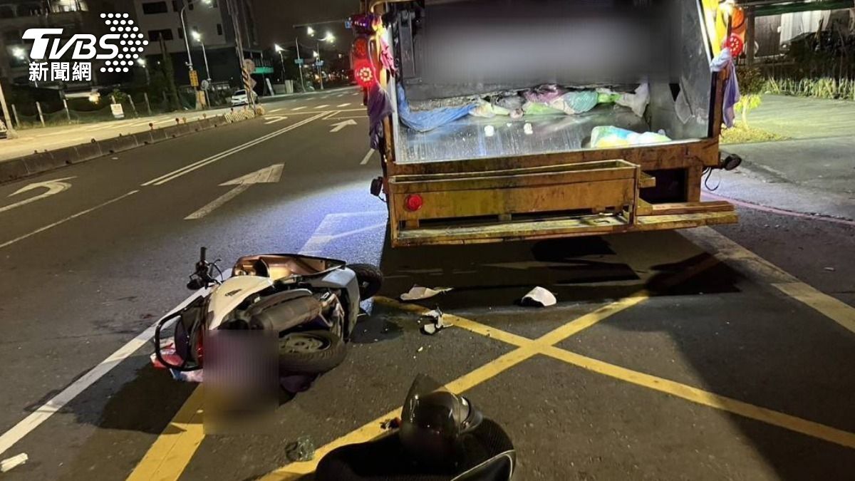 追撞垃圾車慘斷魂!高雄女騎士送醫不治 家屬淚求行車紀錄器