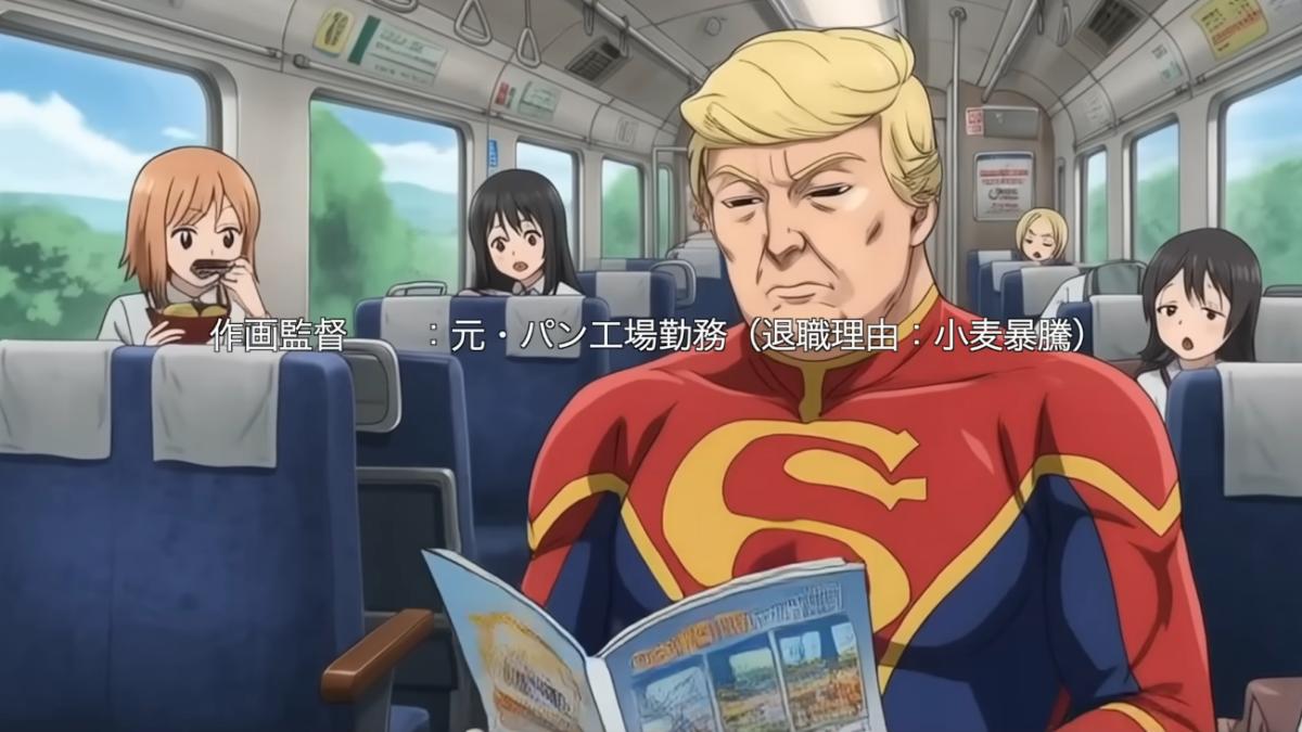 4月新番!川普變「關稅超人」破30萬人朝聖 網笑倒:求連載