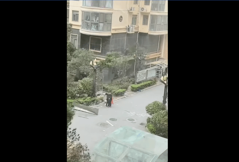 有網友分享河南情形。(圖/翻攝自臉書@中國傻事)
