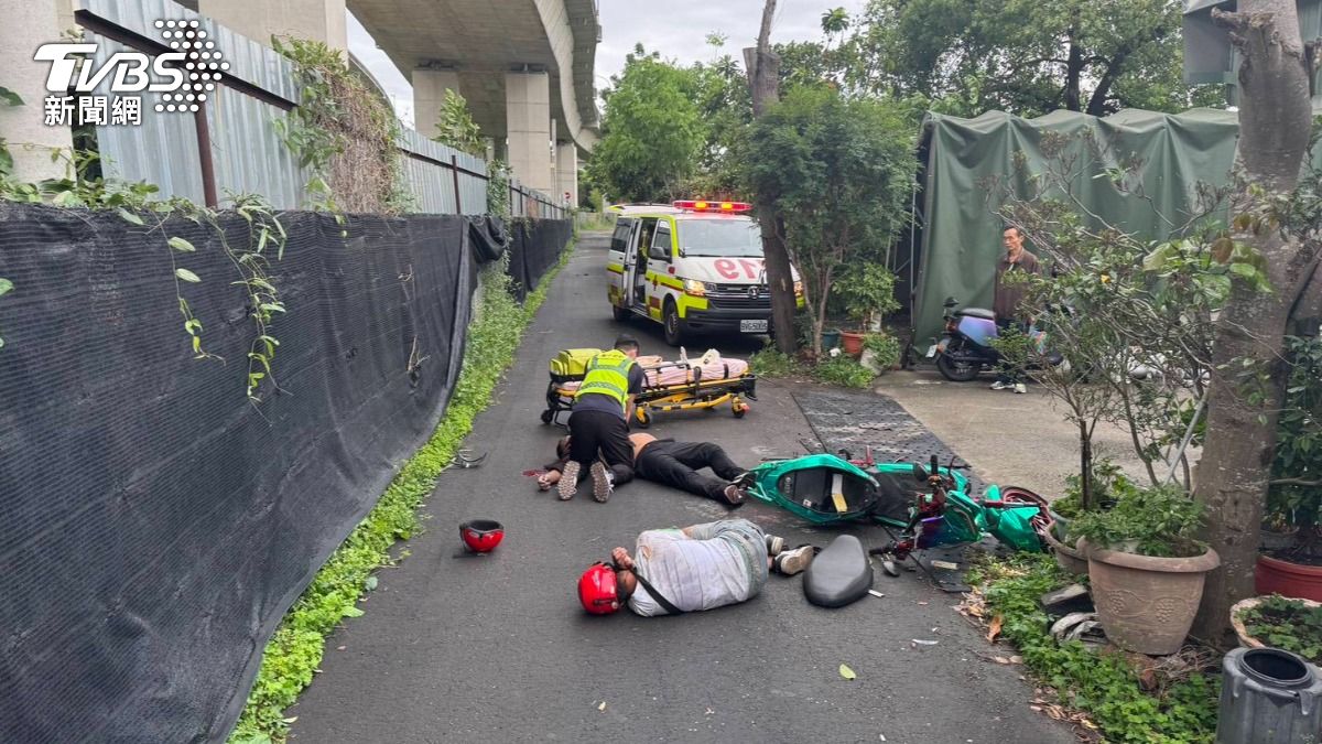 台中移工雙載自摔!中國男頭撞地倒路中 一度無心跳陷昏迷
