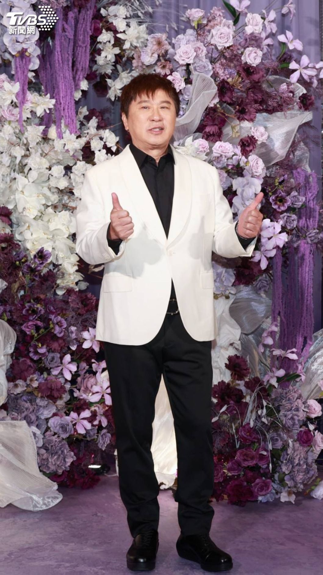 胡瓜當賴慧如證婚人。(圖/趙世平攝)