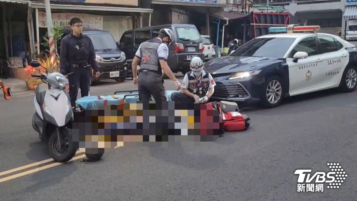 快訊/高雄騎士牽機車突昏厥「遭重壓」 一度沒了呼吸心跳