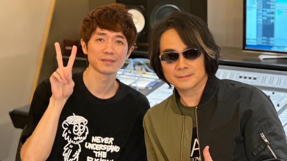 蕭閎仁(左)、陳建寧打造主題曲。(圖/大愛提供)