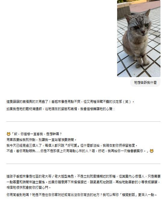 ChatGPT寵物溝通。(圖/TVBS)