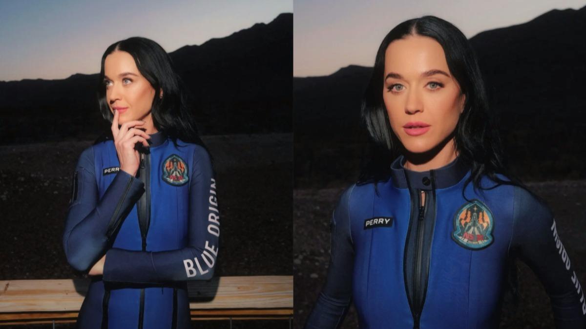 Katy Perry登上太空!開心「激動吻地」 火箭降落德州畫面曝