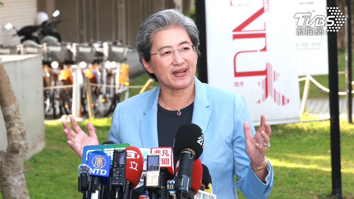 AMD董事長暨執行長蘇姿丰到臺大椰林講座演講。(圖/潘建樺攝)