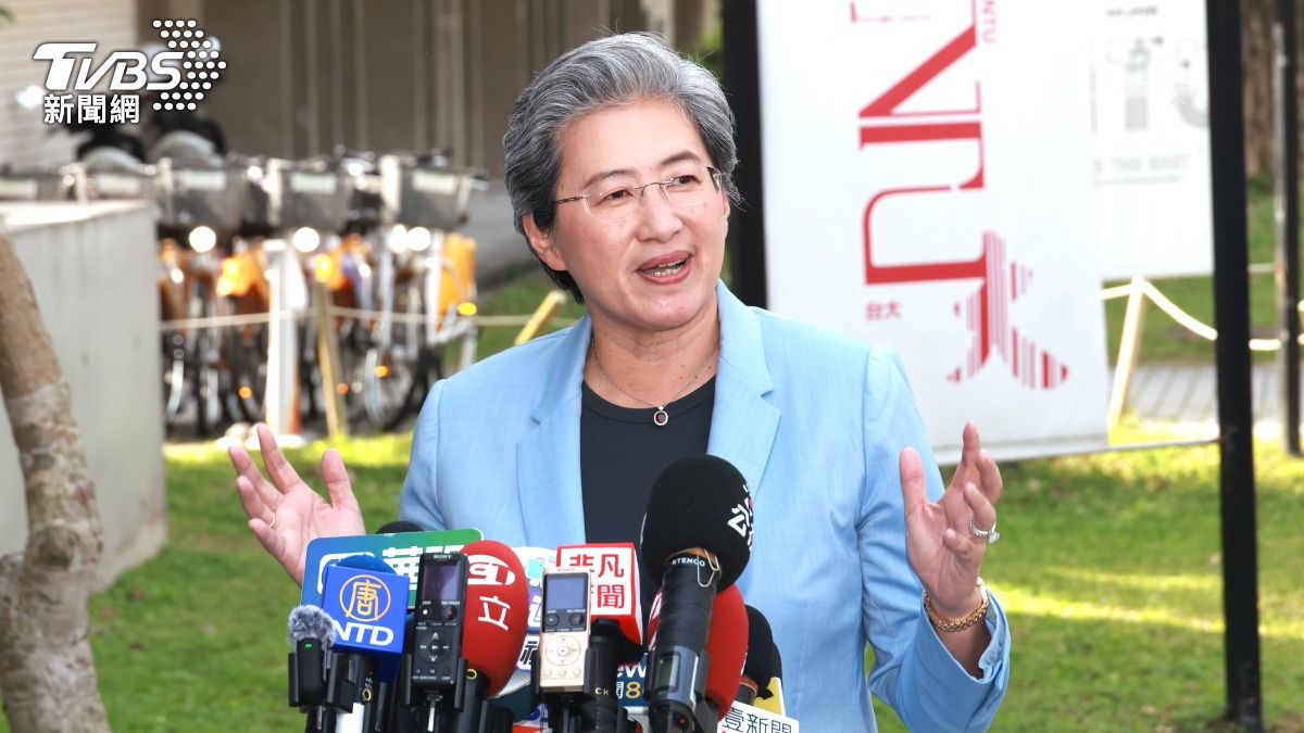 對AI領域貢獻　蘇姿丰列時代雜誌百大影響力人物