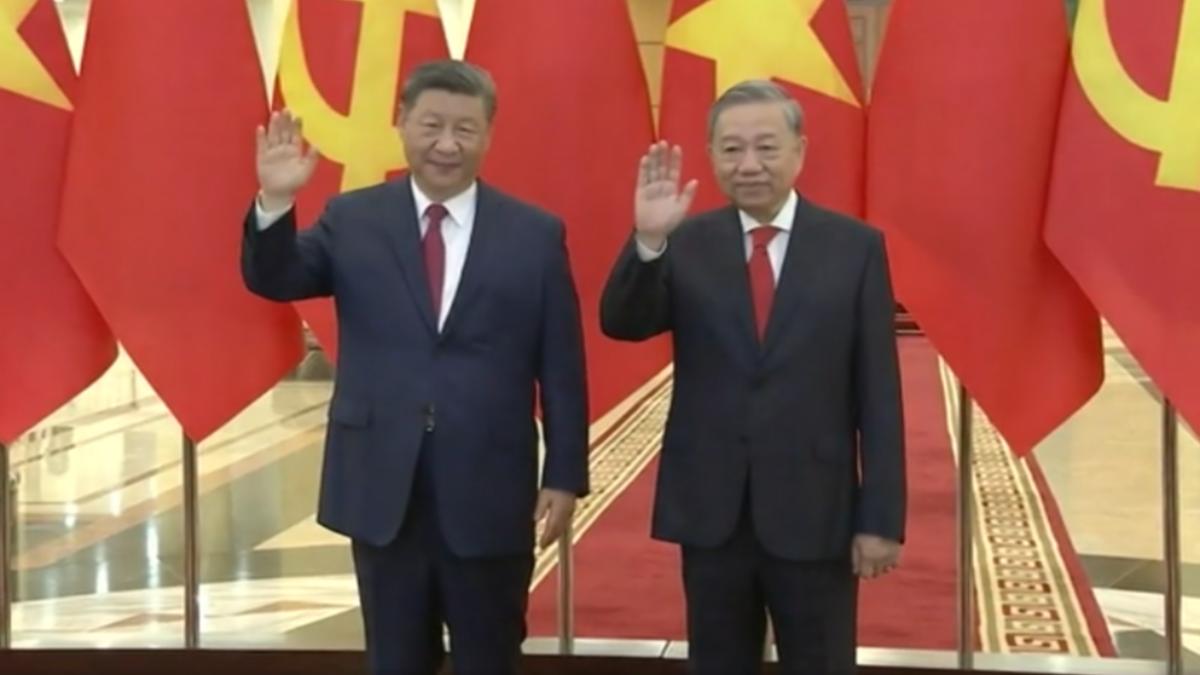 習近平：盼中越同反對單邊霸凌（圖／CCTV+）