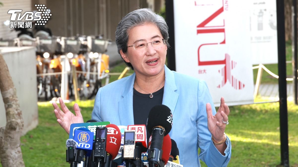 AMD董事長暨執行長蘇姿丰到臺大椰林講座演講。(圖/潘建樺攝)