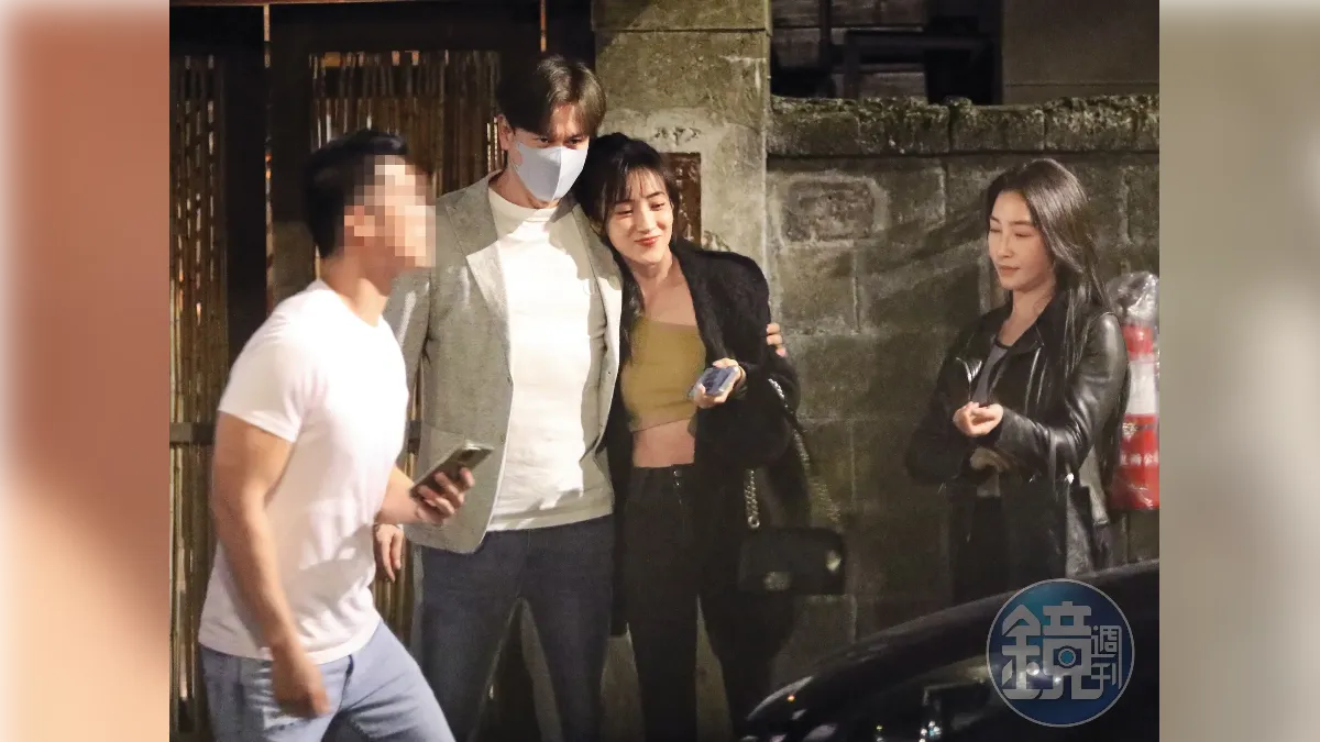 【夜街廝磨火辣辣】李聖傑大街緊摟女星 連體勾摸上車再續攤