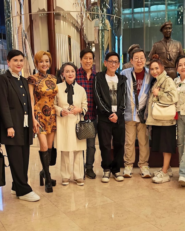 曾志偉舉辦壽宴，葉子楣的穿著再度成為焦點。（圖／翻攝自IG＠cha_siuyan）