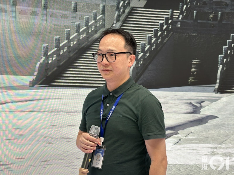 洲明科技總裁辦公室主任廖廣南。(圖/香港01)