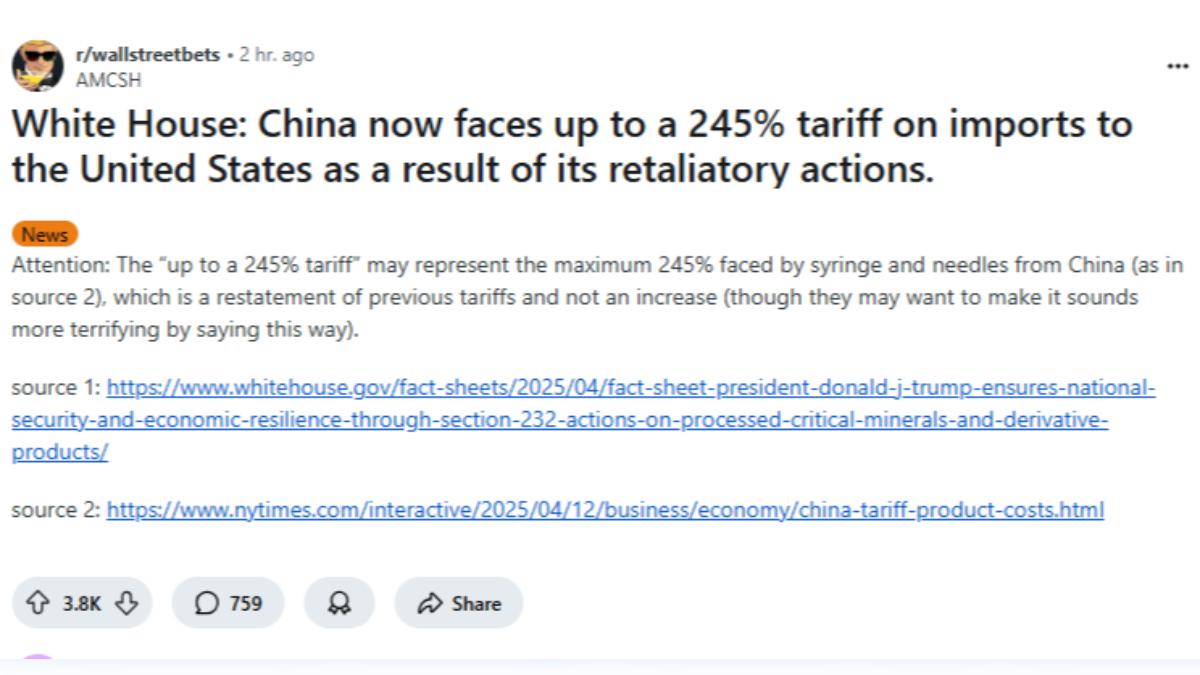 一名網友在reddit貼文詢問眾人對「提升至245%」的意見。(圖/翻攝自reddit)