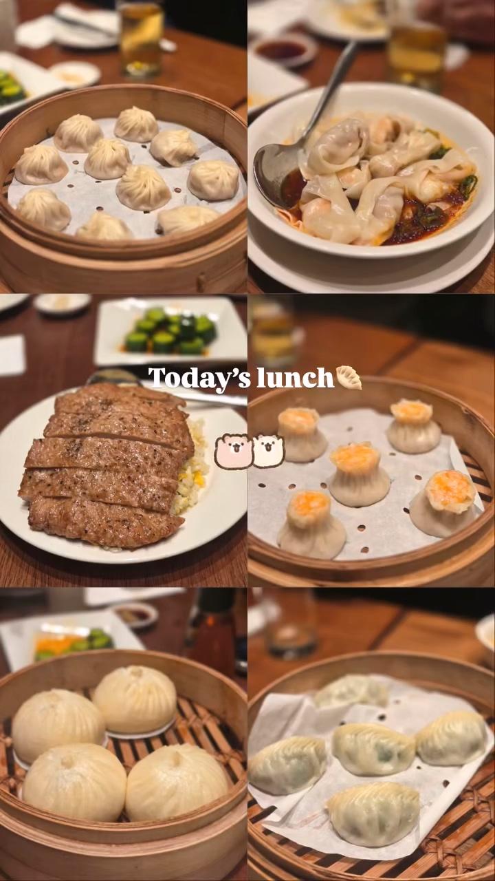 昨天分享的鼎泰豐美食中,GYUBIN最愛蝦仁燒賣。(圖/翻攝自baggyubin73 IG)