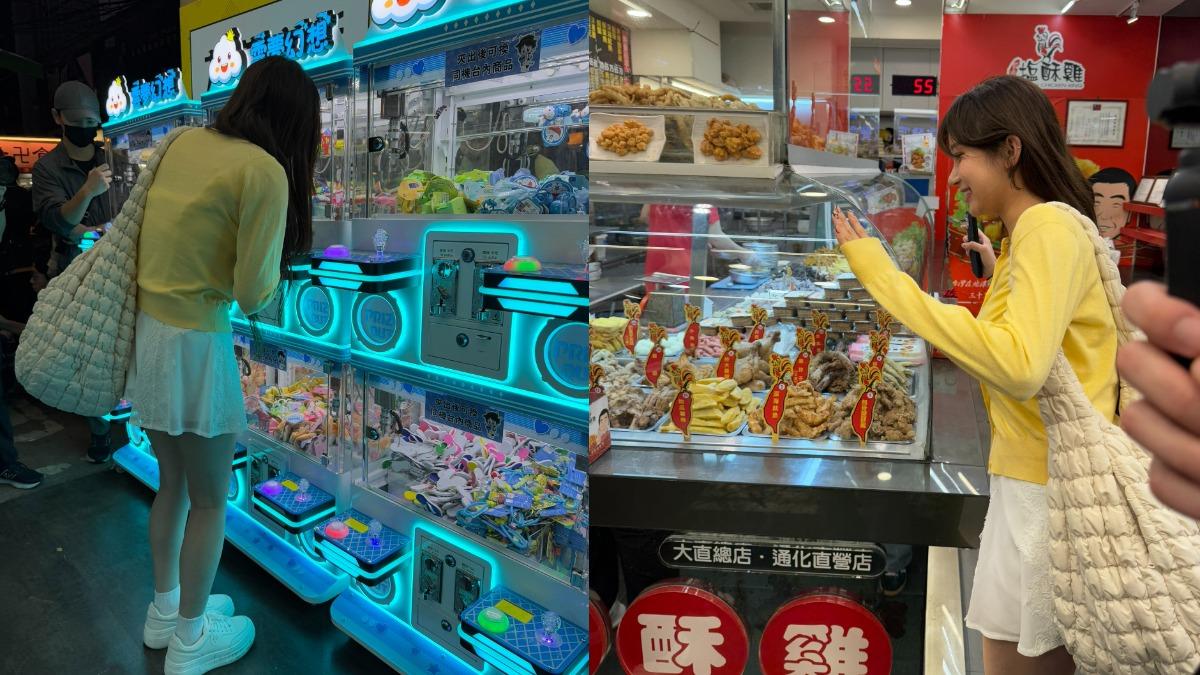 李珠珢買炸雞。(圖/富邦育樂提供)