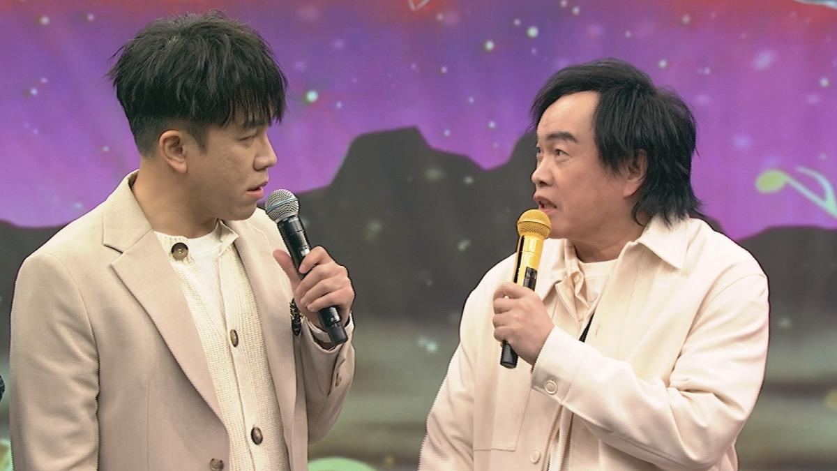 康康(右)在「最佳CP組合」中是最後一名。(圖/中視提供)