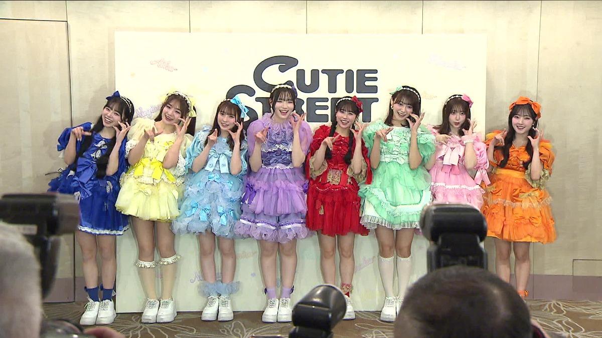 日本女團「CUTIE STREET」來台宣傳。