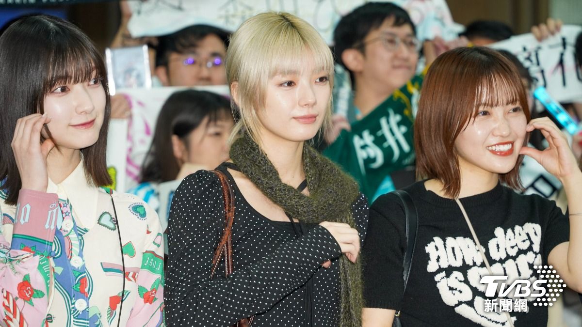 左起為大園玲、藤吉夏鈴、松田里奈。(圖/林坤緯攝)