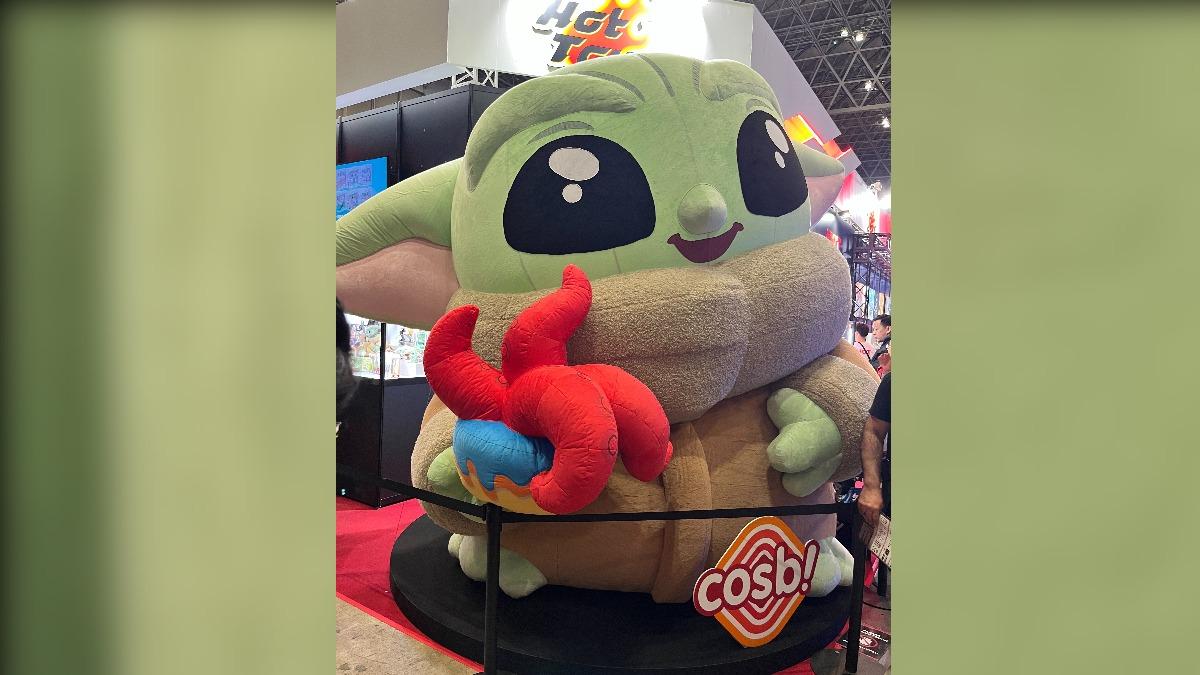 「尤達寶寶」是星戰慶典最為熱銷的商品,現場有粉絲表示必須事先搶預購才能買到周邊商品。(圖/記者陳建嘉攝影)
