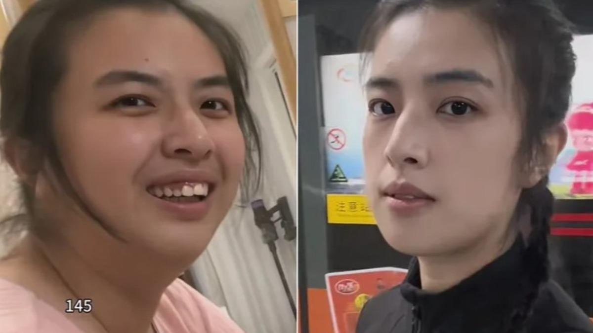 陸女被激勵瘦下一定美 半年甩18公斤「撞臉王祖賢」爆紅