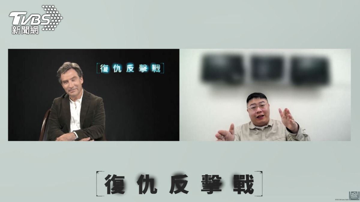 導演詹姆斯哈維斯接受TVBS跨海獨家專訪(圖/TVBS)