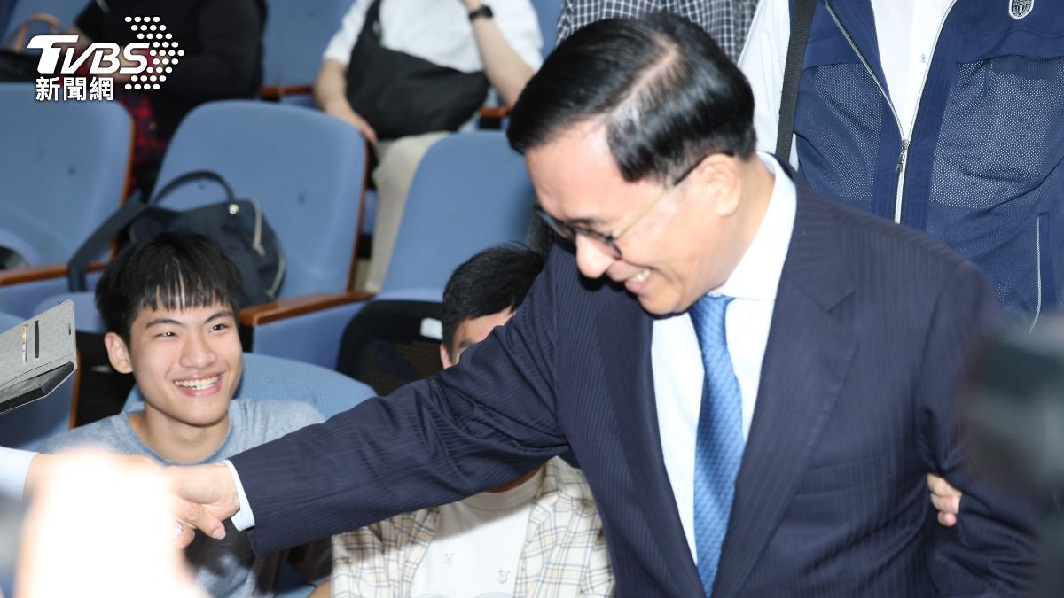 前總統陳水扁卸任總統後,17年來第1次公開演講。(圖/華子琛攝)
