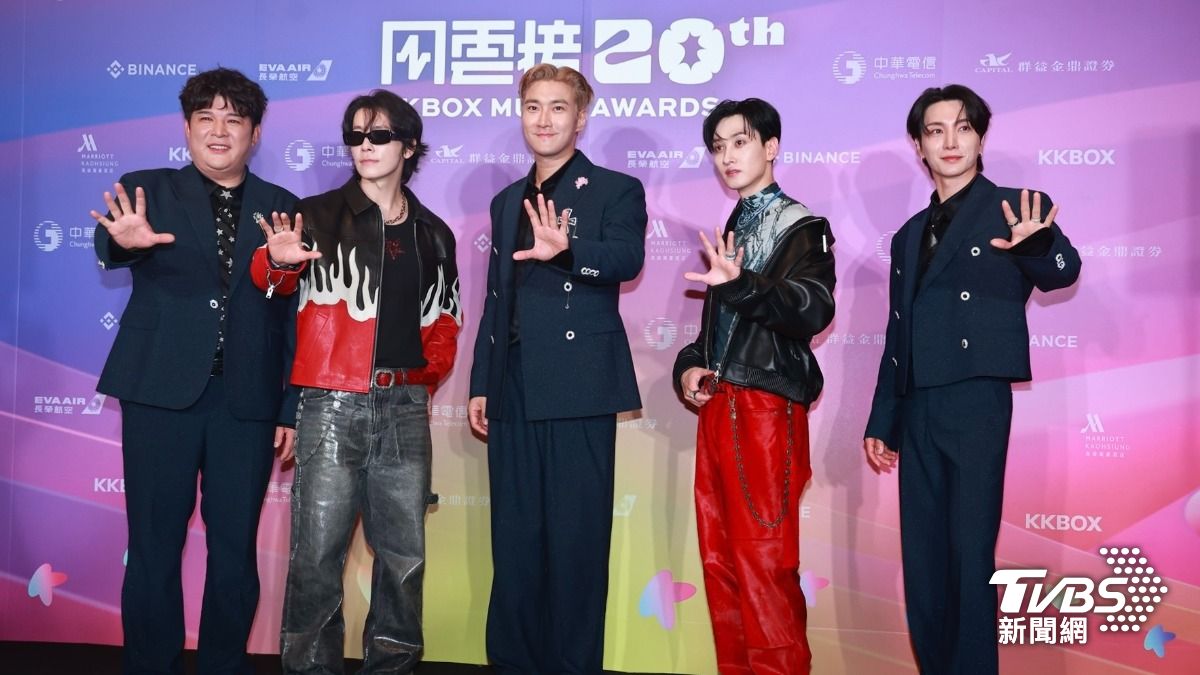 KKBOX風雲榜/SJ來台當灶咖!東海甜喊「我們是家人」 利特搶吃高雄味