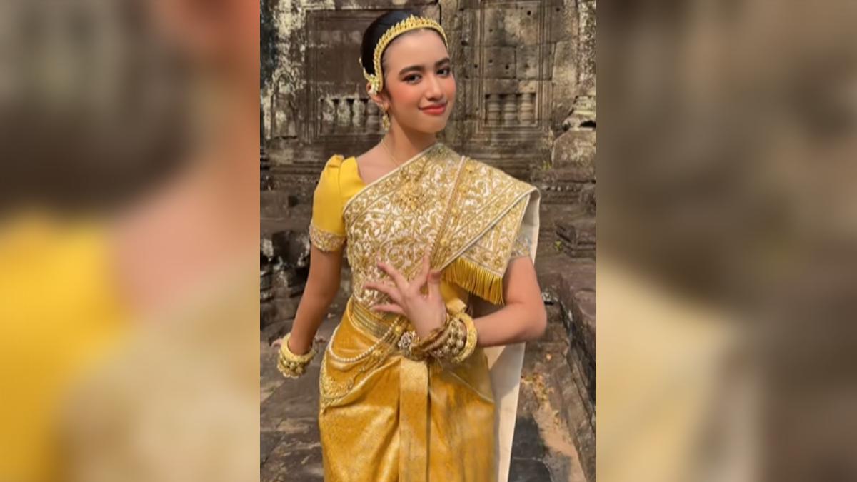 柬埔寨13歲的公主諾羅敦‧珍娜(Norodom Jenna)擁有廣大粉絲。(圖/Tiktok)