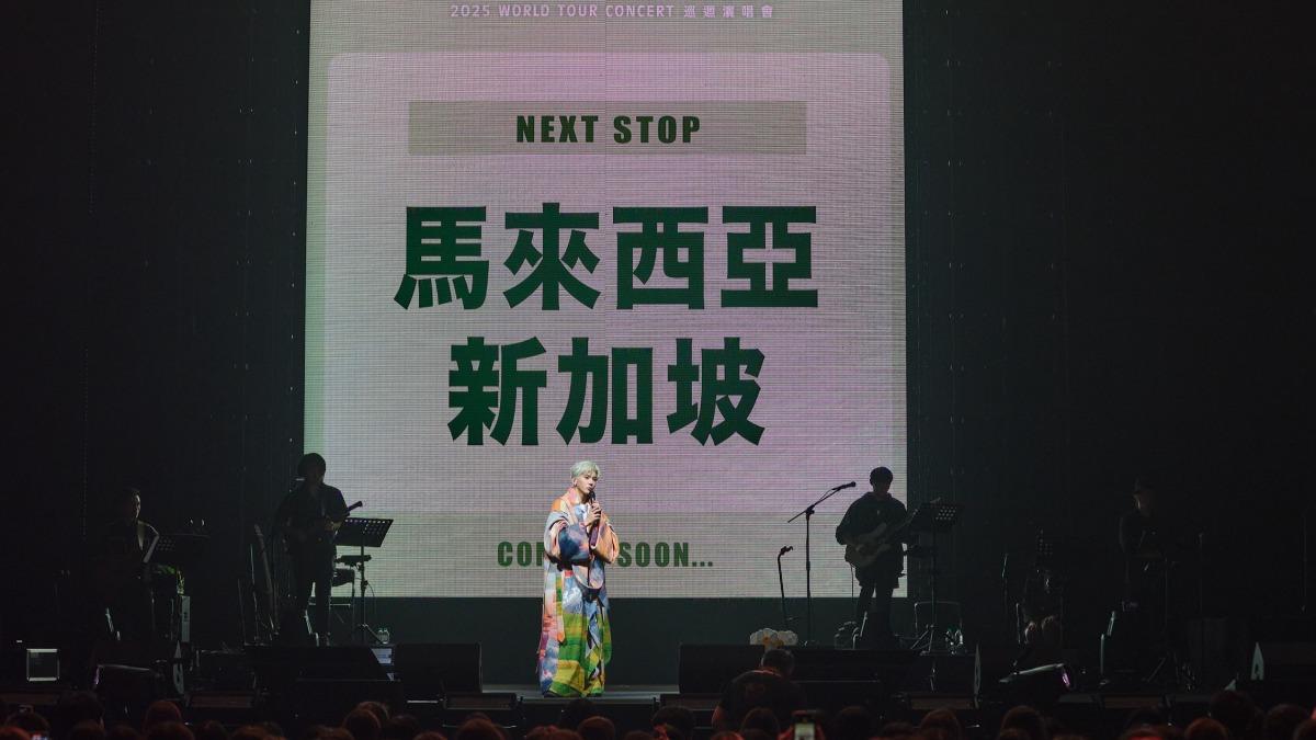畢書盡宣布演唱會海外開跑。（圖／索尼音樂提供）