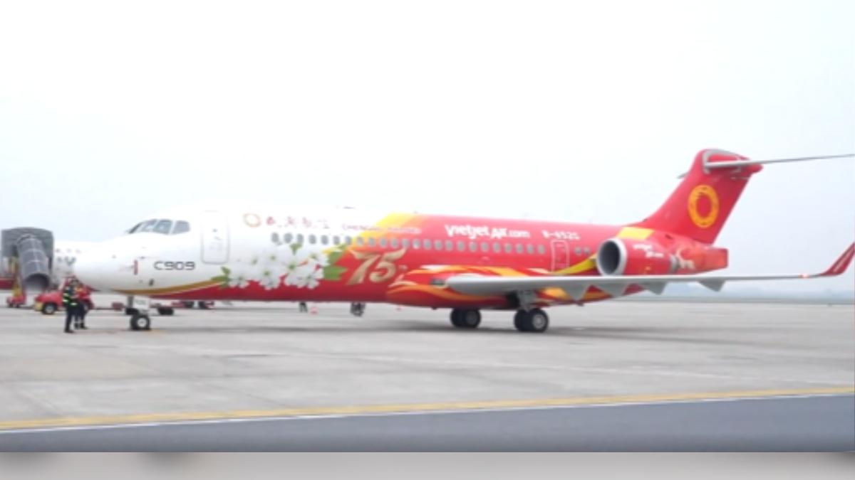 中國大陸以拒收波音飛機報復美國,但外銀分析,由於飛航關鍵技術都掌握在美國手中,大陸反制的結果,恐怕會不利於自家國產飛機製造。(圖/CCTV+)