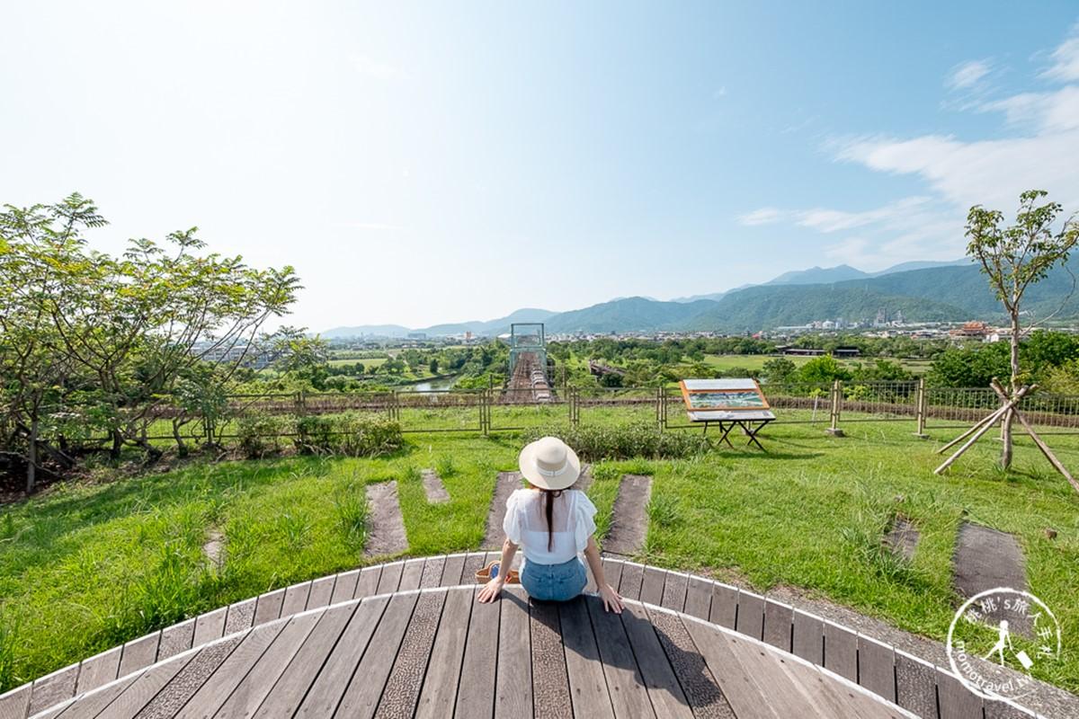 「瞭望平台」可將整個園區的美景盡收眼底。(圖/桃桃's旅人手札提供)