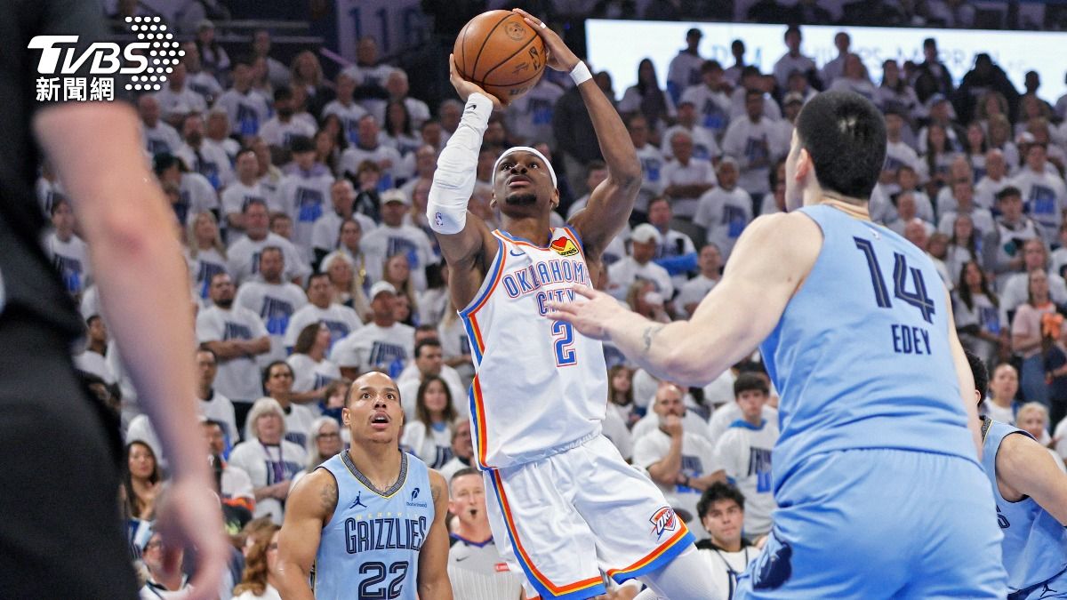 NBA季後賽/雷霆首戰狂電灰熊51分!創G1史上最大分差