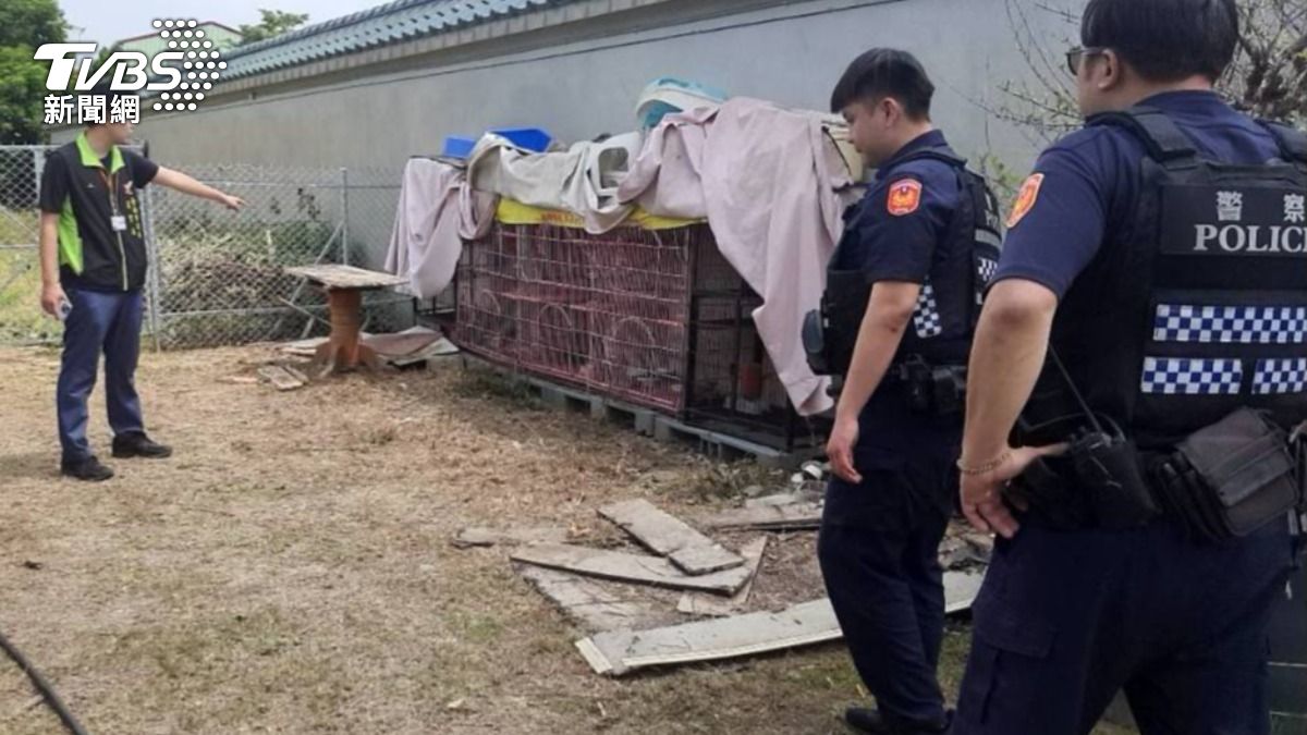 動保處與警方會同前往勘查。(圖/TVBS)