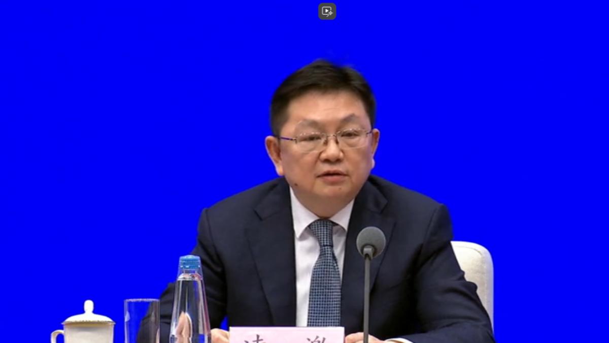 中國商務部副部長兼國際貿易談判副代表 凌激(圖/CCTV+)