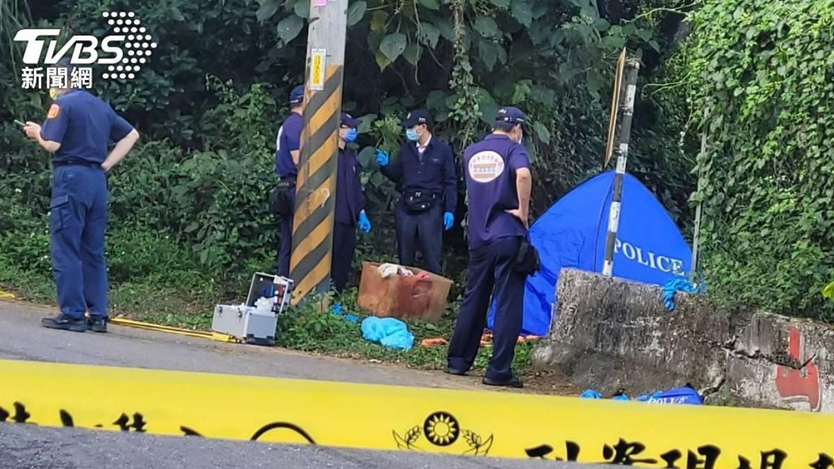 張姓被害人被槍殺棄屍在五股山區。（圖／TVBS）