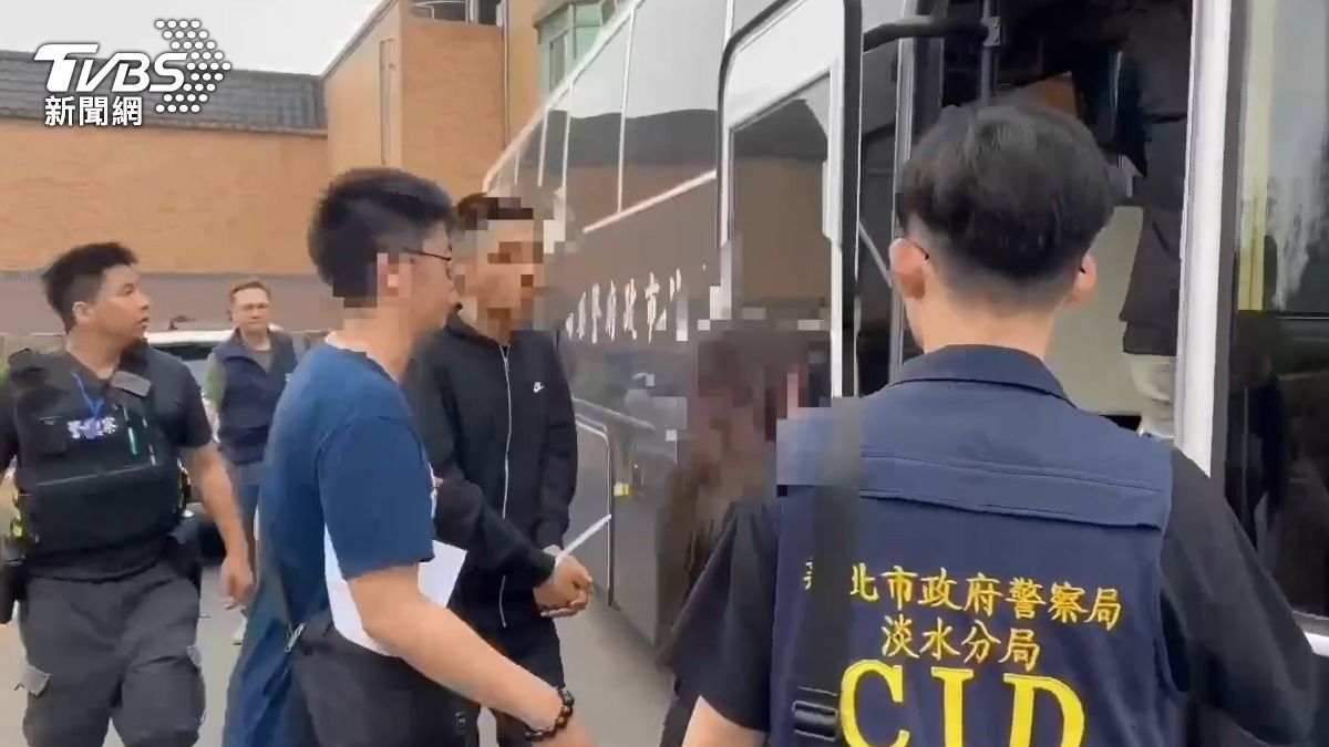 警方逮捕詐團以及製毒集團共16名犯嫌。(圖/TVBS)
