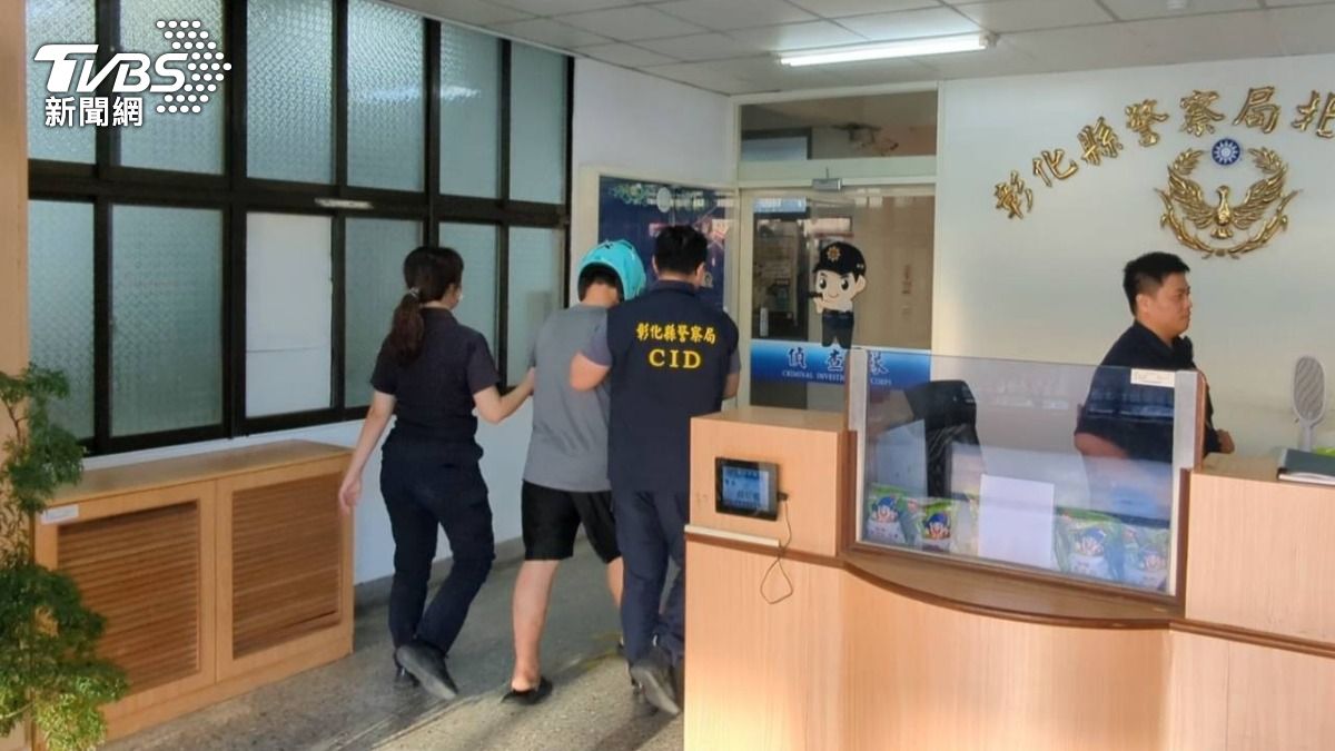 蕭男被依準現行犯身分逮捕。(圖/TVBS)