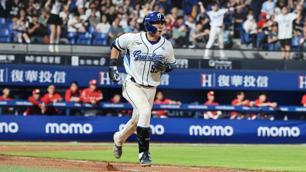 戴培峰本場貢獻2分打點。(圖/翻攝自富邦悍將臉書)