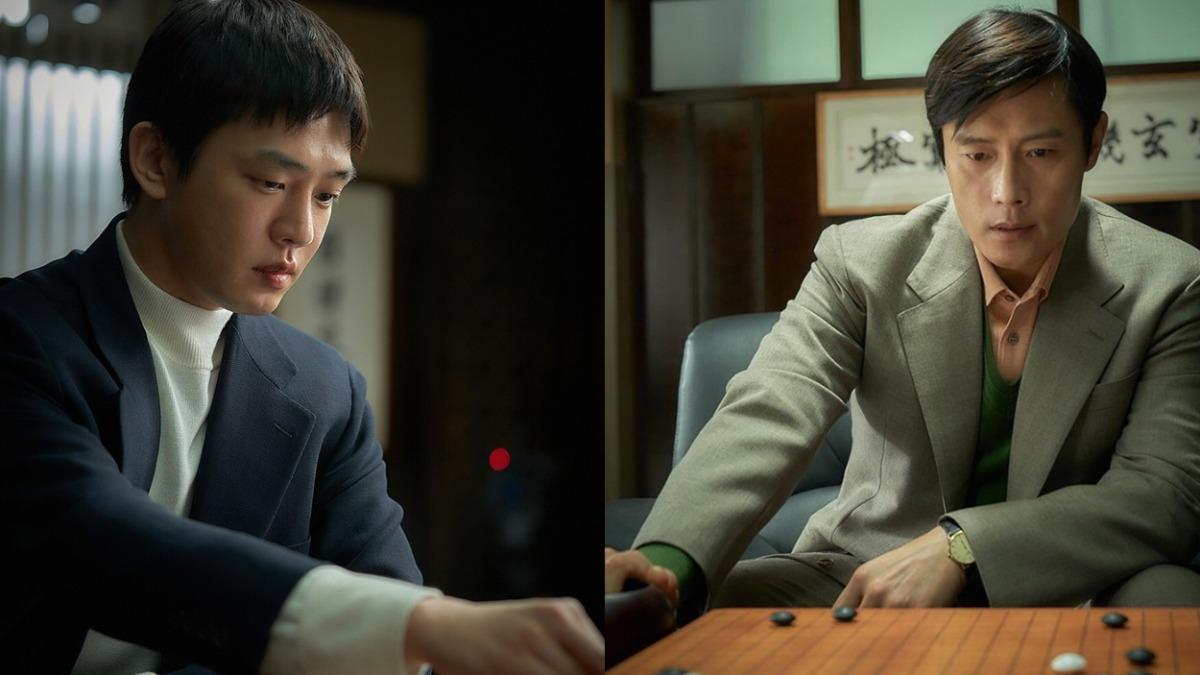 劉亞仁與李炳憲合作《終極對弈》,今年雙雙入圍「導演選擇獎」最佳男主角。(圖/Netflix提供)