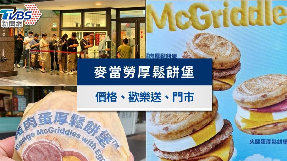 麥當勞厚鬆餅堡開賣!早餐價格、供應時間、外送門市查詢懶人包