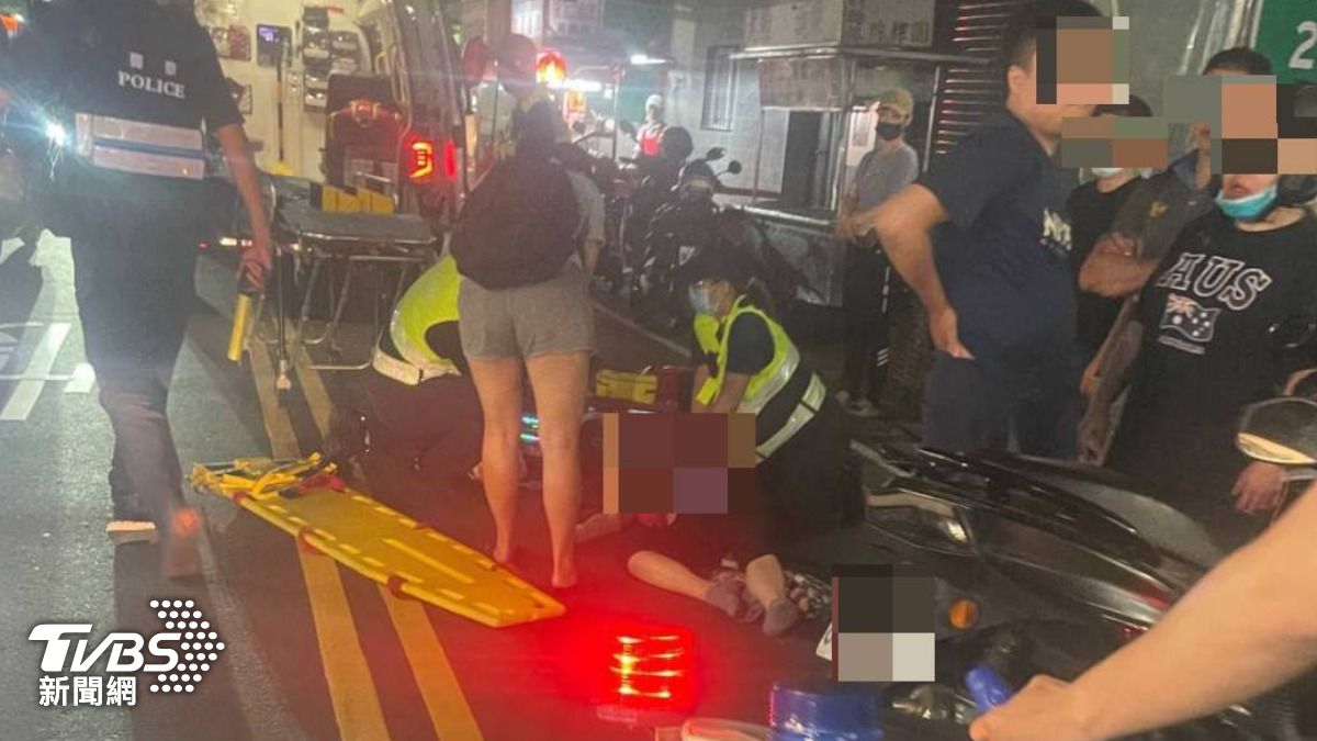 獨/三重七旬婦疑闖紅燈穿越馬路 遭騎士猛撞身亡